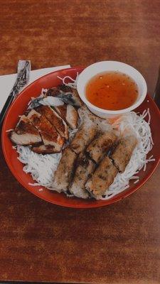 43 BBQ Chicken and Imperical Rolls Vermicelli