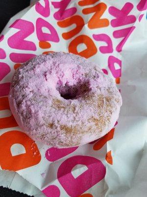 Berry powdered donut (better than the holes)