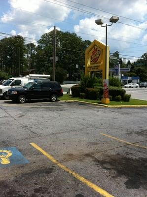 Its real chicken hand breaded every day. You can eat for $5 no problem.