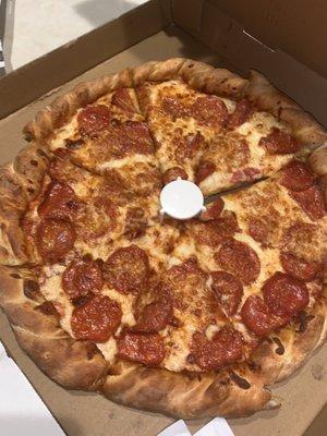 large pepperoni for take out