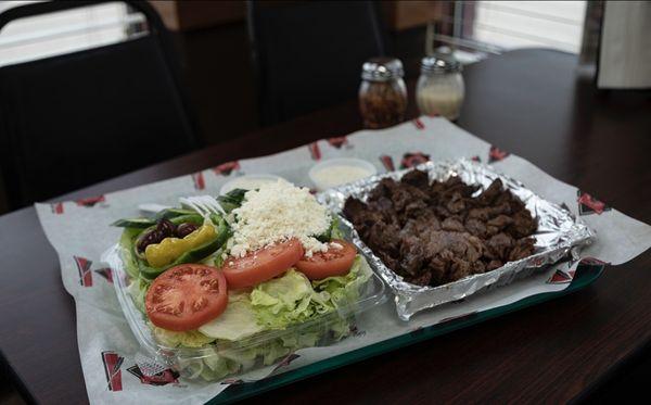 steak tip salad