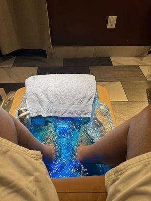 Clean pedicure bath