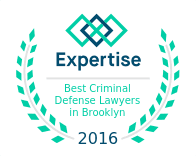 Named one of the Best Criminal Defense Lawyers in Brooklyn by www.expertise.com