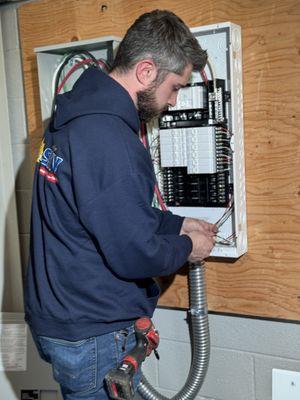 Sky licensed electricians can help with electrical panels, whole home generators, and more