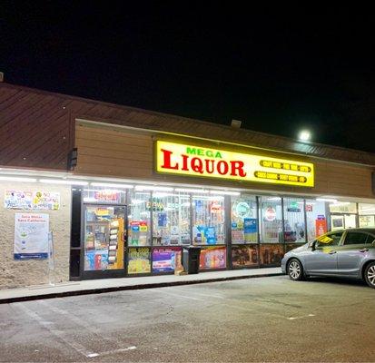 Mega Liquor, come get your Lotto tickets here