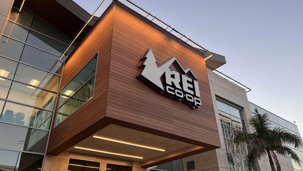 Beautiful façade of the new REI