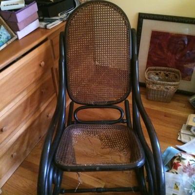 Barbash cane chair