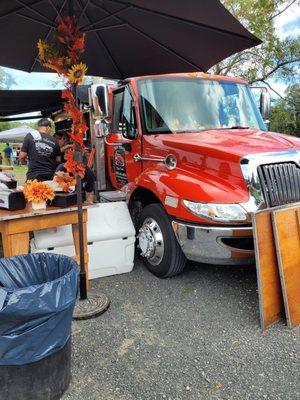 Food truck at the festival