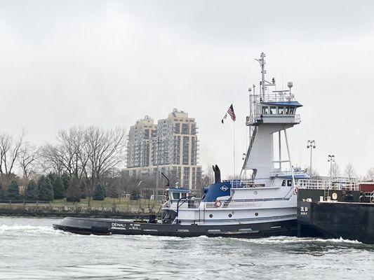 Tug Boat pushing away.... 12/29/21