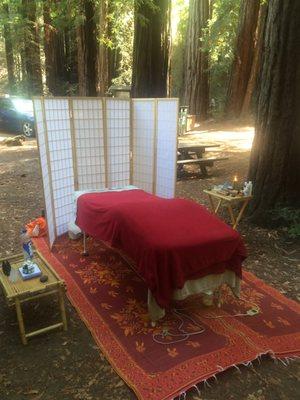 Redwood massage