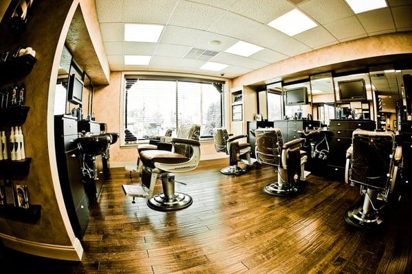 Upscale barber area