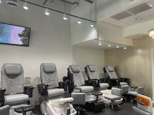 New pedicure chairs