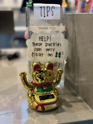 Tip jar