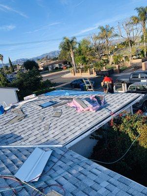 Synthetic underlayment and Owens Corning Cool Roof Duration Install