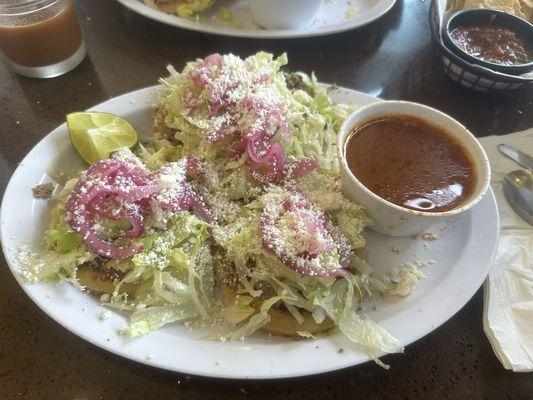 Sopes And tostada