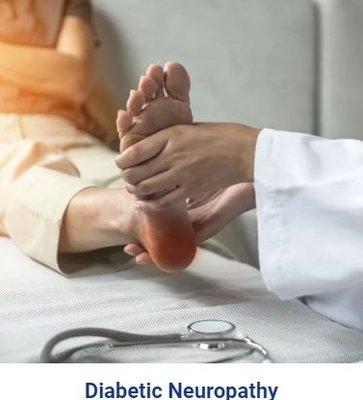 Diabetic Neuropathy?  Loss of Sensation in your feet or numbness?  Talk with us!