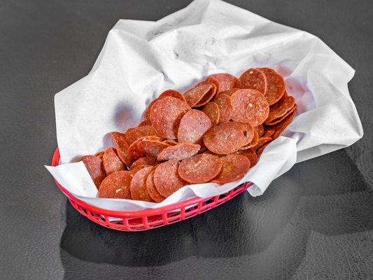 crispy fried pepperoni, served with choice of homemade dipping sauce