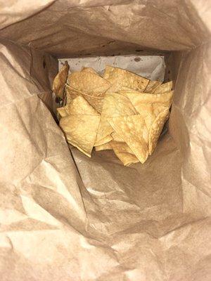 To go: $2 side of chips