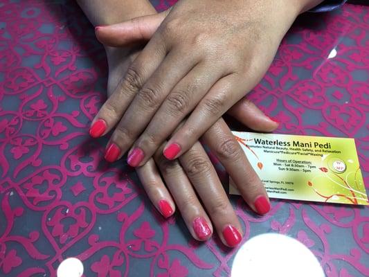 Gel Manicure last forever. Very satisfied with service!!!