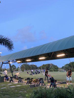 Awesome driving range, the grass is in great shape and is  open from 8 am to 8 pm