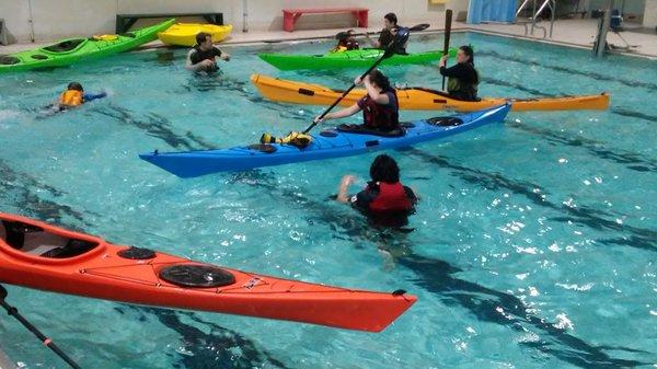 Water safety is a top priority in our Aquatics Department. Whether you're swimming or kayaking.