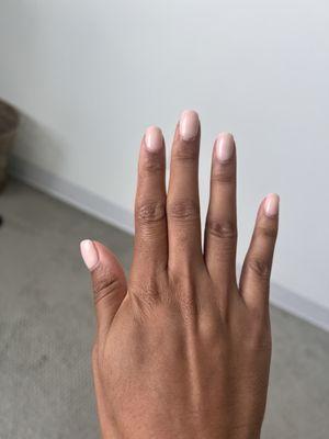 Dip powder manicure