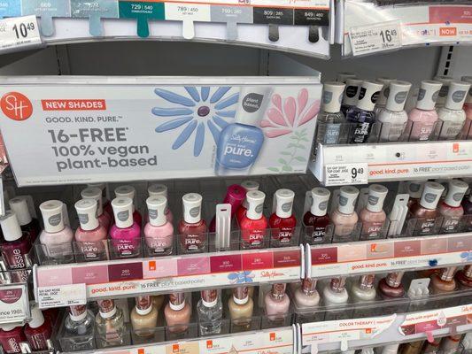 Vegan nail polish  on sale now $5.69 with Walgreens card