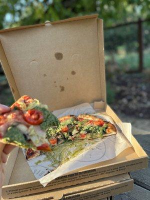 Veggie Pesto Pizza