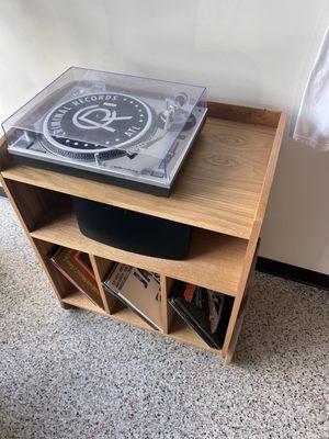 They got vinyl record that you can listen to music to