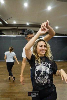 Always Smiles and fun in our beginner Salsa Classes. Every Wednesday at 7pm