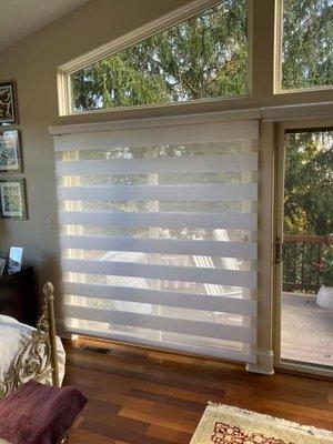 Beautiful light filtering shades from Budget Blinds of Chula Vista and Spring Valley