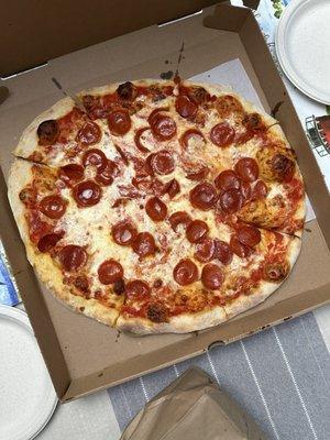 Pepperoni pizza