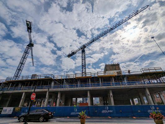 New construction outside, next door to the office. Atlantic Station and Atlanta keep growing.