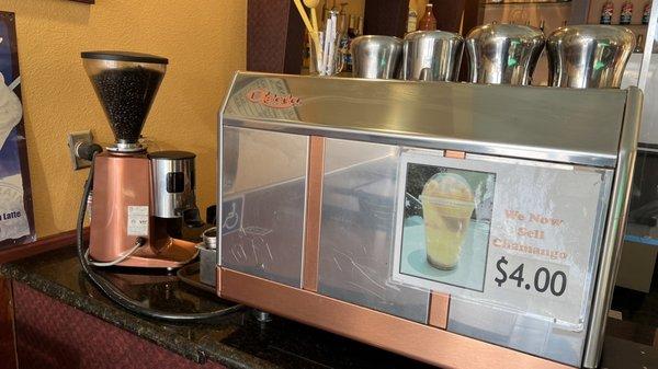 Vietnamese coffee machine  And they serve chamango $4