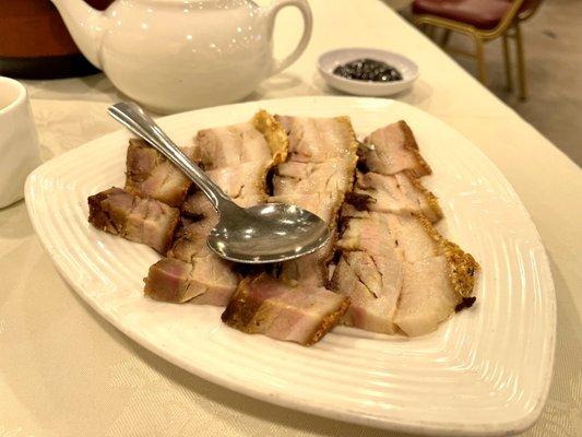 Roast pork belly