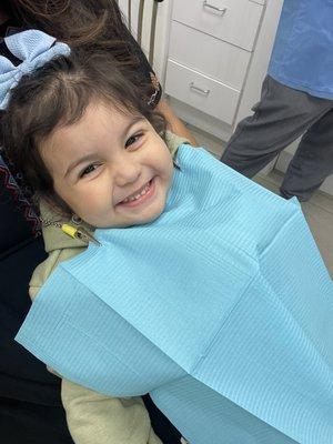 My daughters first dentist visit