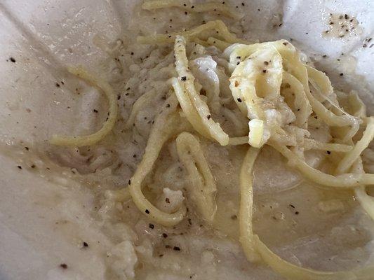 The monstrosity they refer to as cacio e pepe