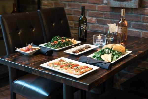 salad, sandwhich, flatbread