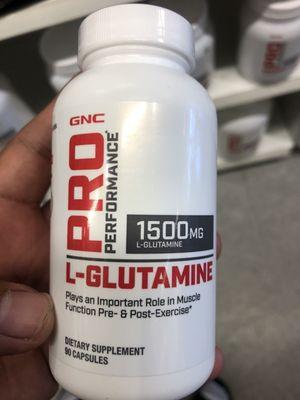 The picture i took in the store of the bottle properformance L-glutamine 1500 ( price in that store? 59$)