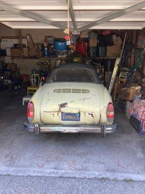 1973 VW Karman
 Ghia; Running still,
 (Thanks Bill!)