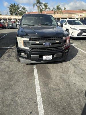 Their employees do not have respect for other people. This is a fully crowded parking lot.