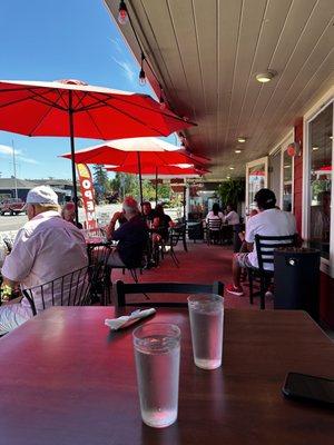 Outside patio