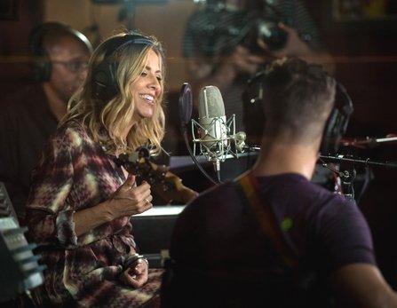 Sheryl Crow recording at Cue!