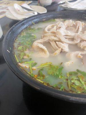 Lamb soup noodle