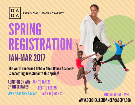 We are now registering for Spring 2017!