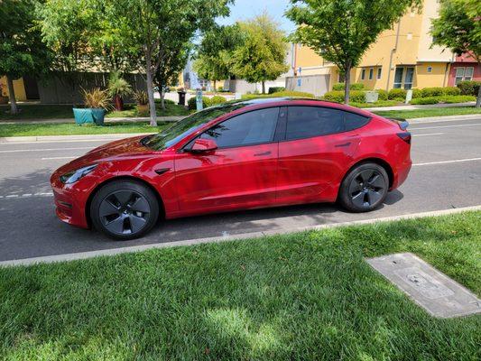 35% tint front, and 20% tint rear.