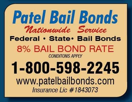 patel bail bonds,inc