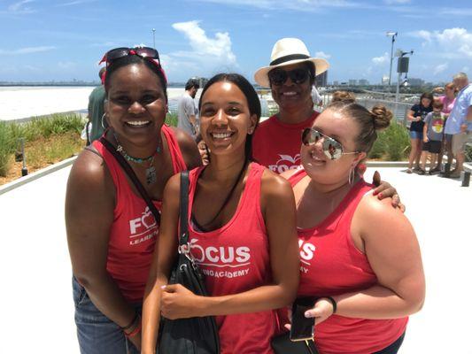 Some of the awesome Focus staff during our 2017 Summer Camp field trip to the science museum