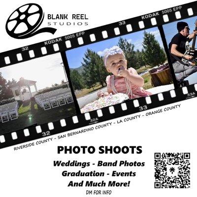 Photo shoots and events, we can do it!