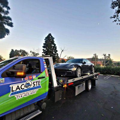 Porsche panamera towing service